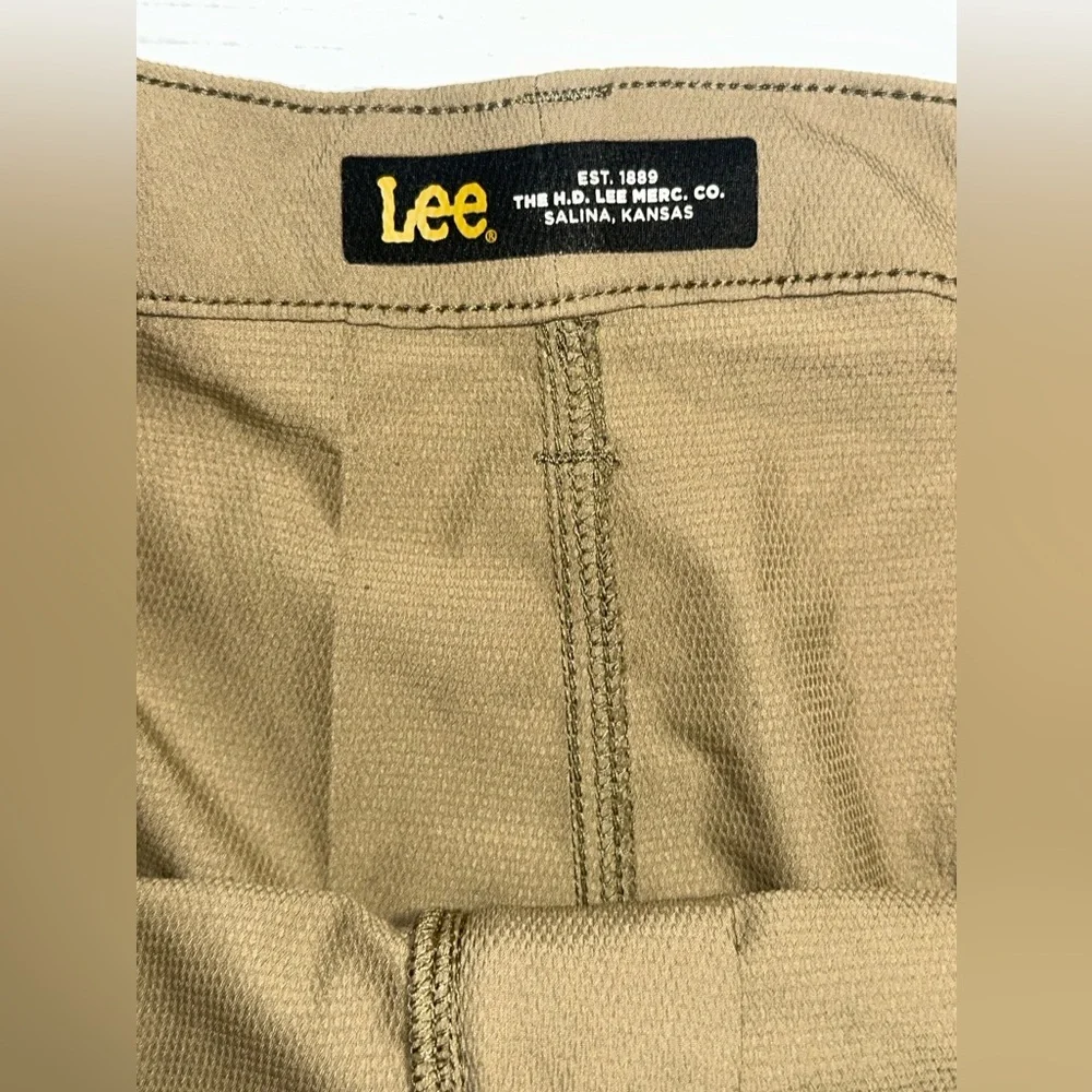 Lee Shorts Tan Beige Cargo Lightweight Packable Pockets Hiking Big & Tall Men 56